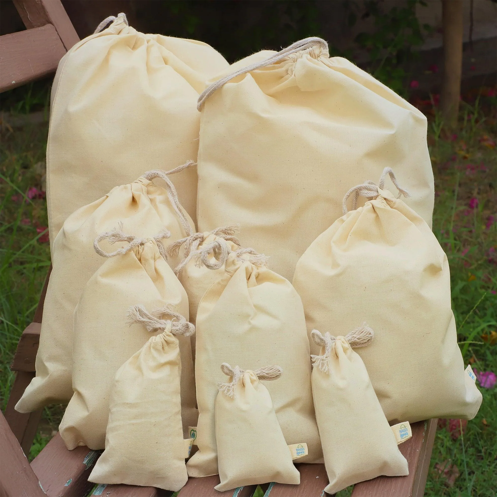 12x16 inches Single Drawstring Bags