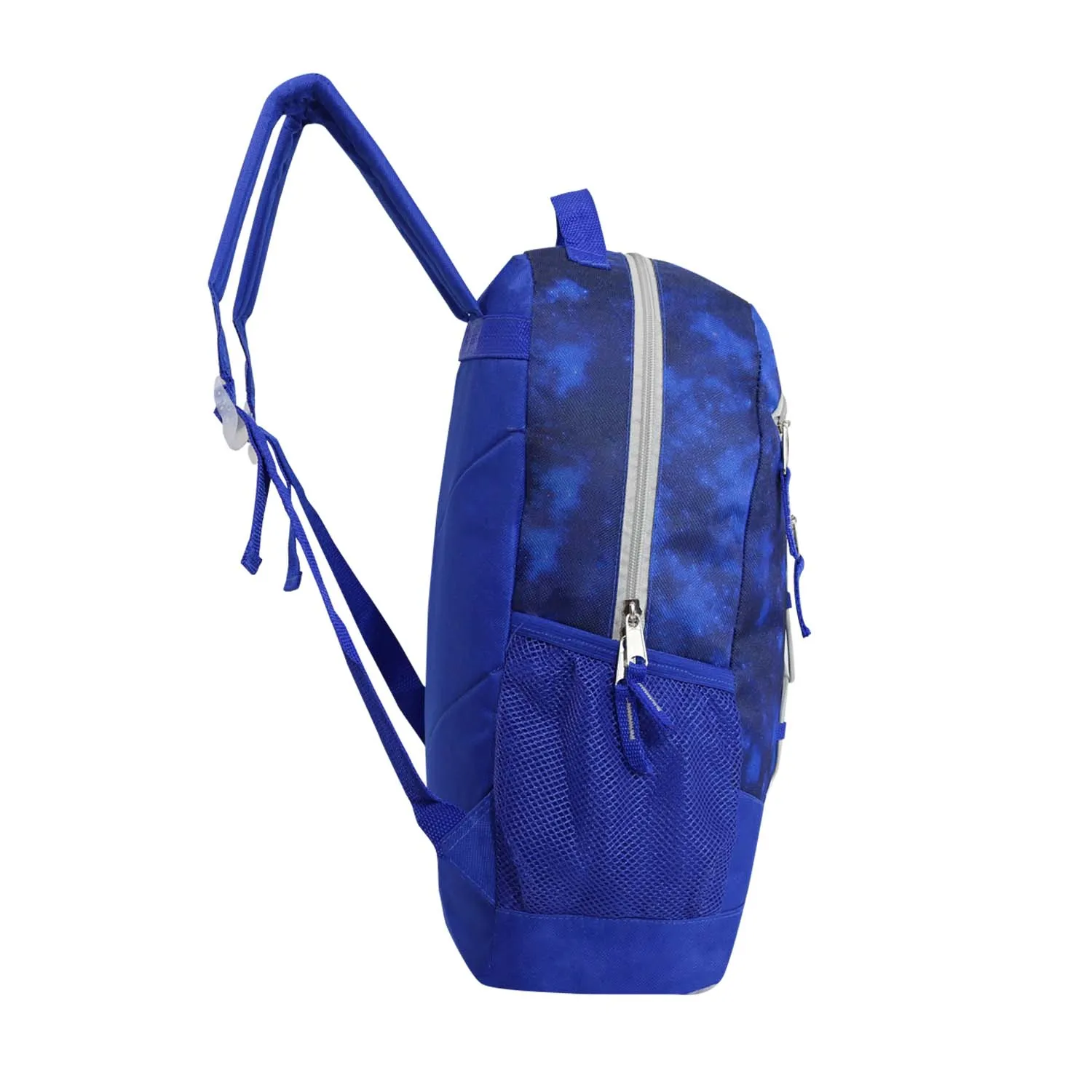 17" Bungee Wholesale Backpack In 8 Prints - Bulk Case Of 24 Backpacks