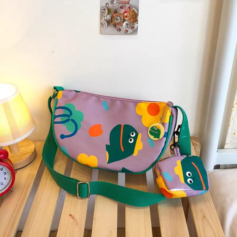 2 PCs Parachute Crossbody