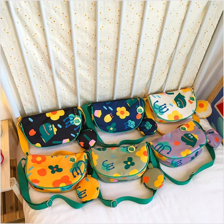 2 PCs Parachute Crossbody