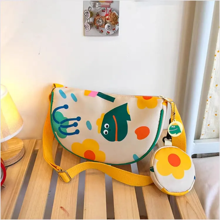 2 PCs Parachute Crossbody