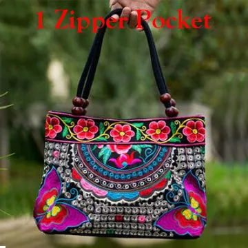 2016 Vintage National Ethnic Embroidery Bags Indian Boho Embroidered Shoulder Bag Brand Bags Logo Handbags Women Sac a Dos Femme