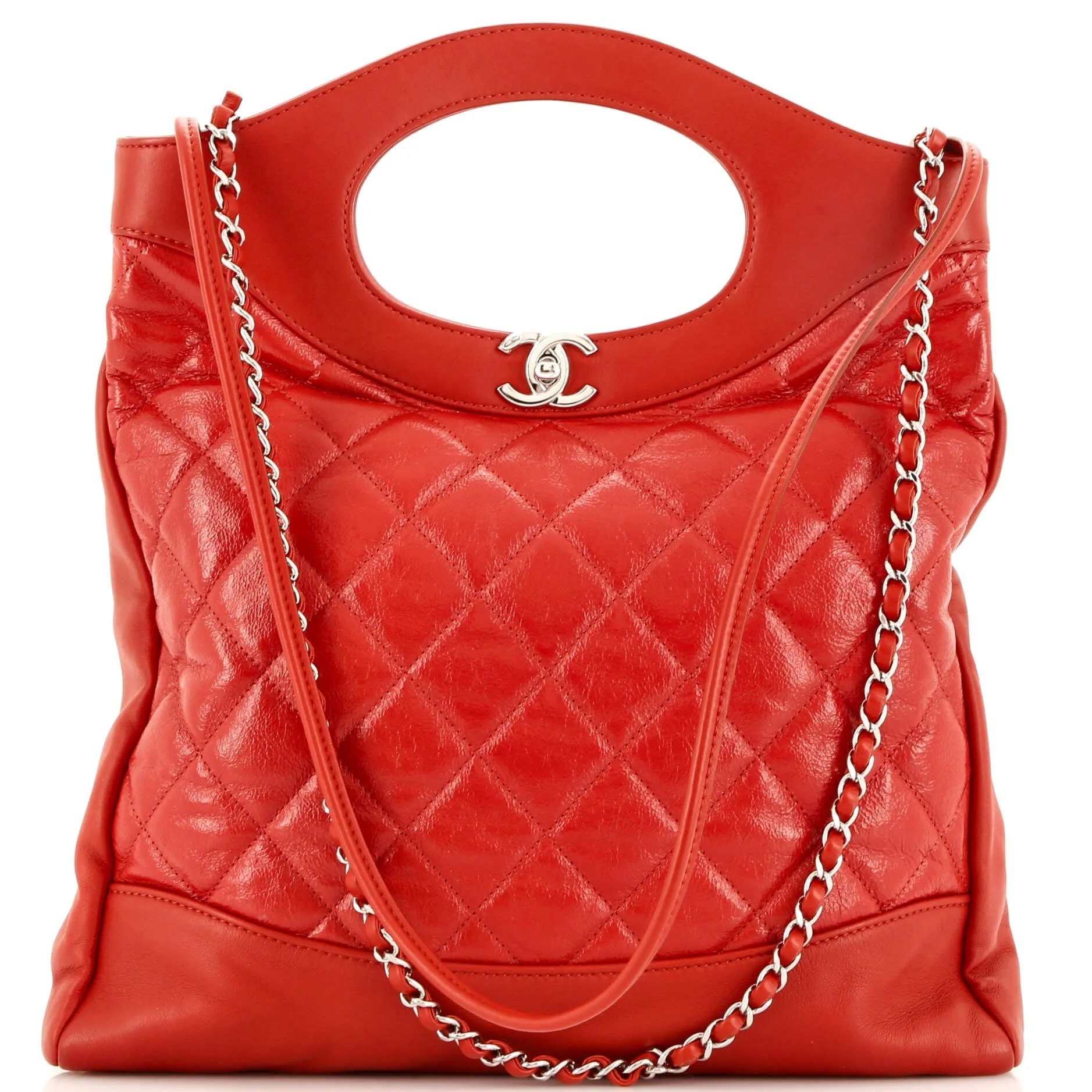 31 Shopping Bag Quilted Calfskin Tall