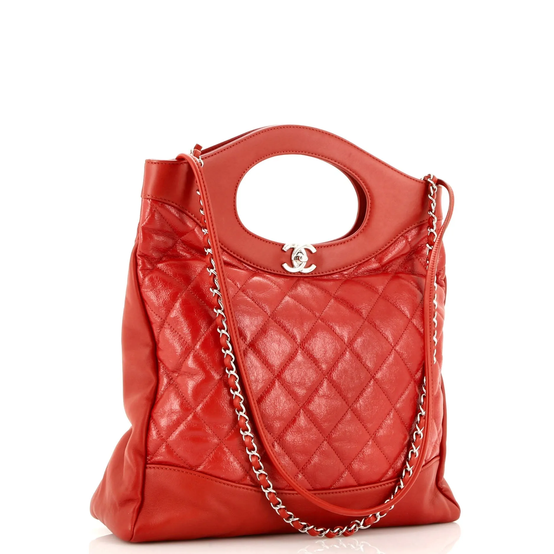 31 Shopping Bag Quilted Calfskin Tall