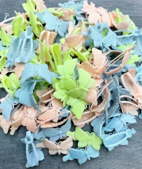 50 Vintage Butterfly Hair Grips