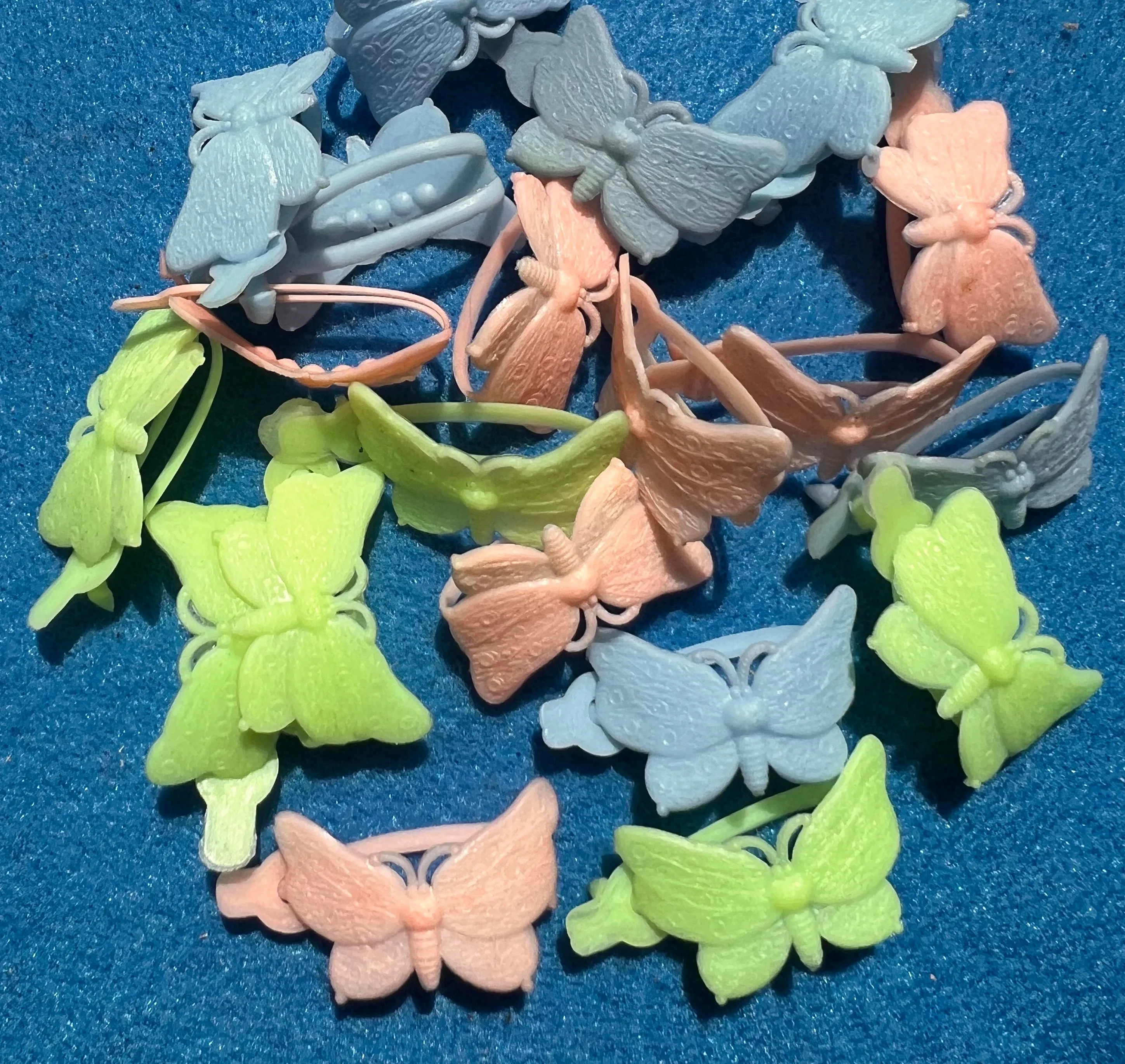 50 Vintage Butterfly Hair Grips
