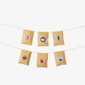 Advent gift bags. With stickers