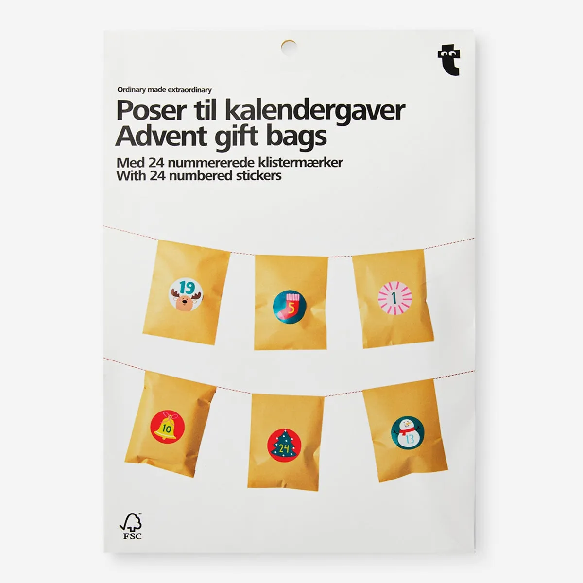 Advent gift bags