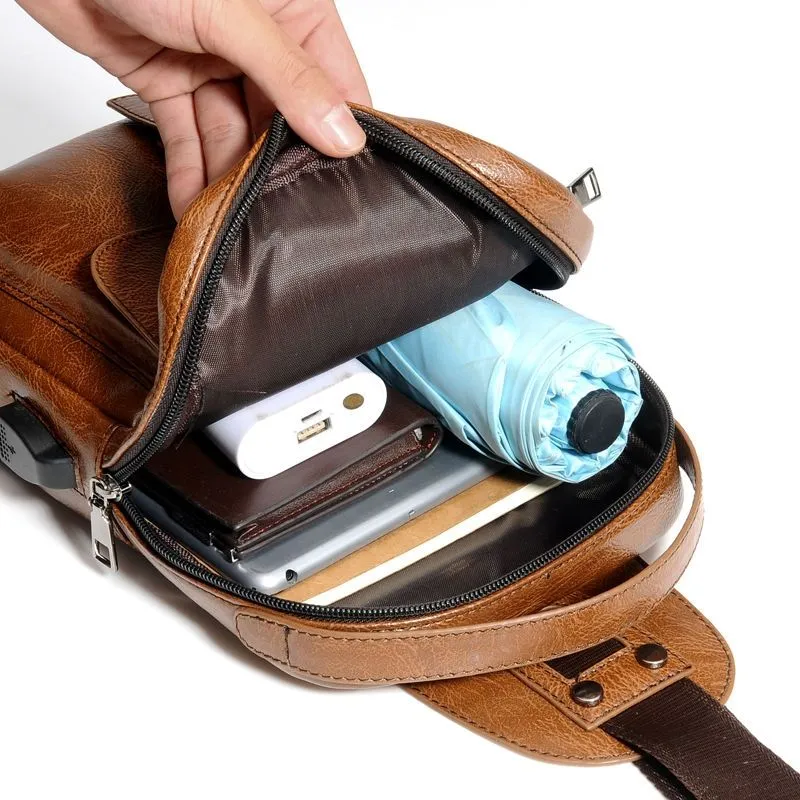 Backpack Waist Shoulder bag compatible with Ebook, Tablet and for HIGHSCREEN Wallet (2019) - Black