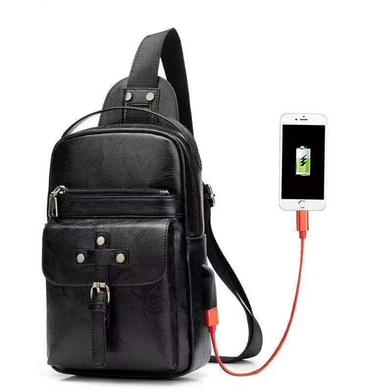 Backpack Waist Shoulder bag compatible with Ebook, Tablet and for Huawei Honor 20i (2019) - Black