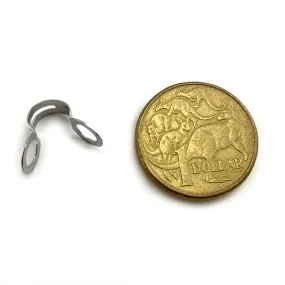 Ball Chain End Clip - Chrome - 4.5mm x Qty 100