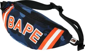 BAPE Color Camo Waist Bag Navy, blue