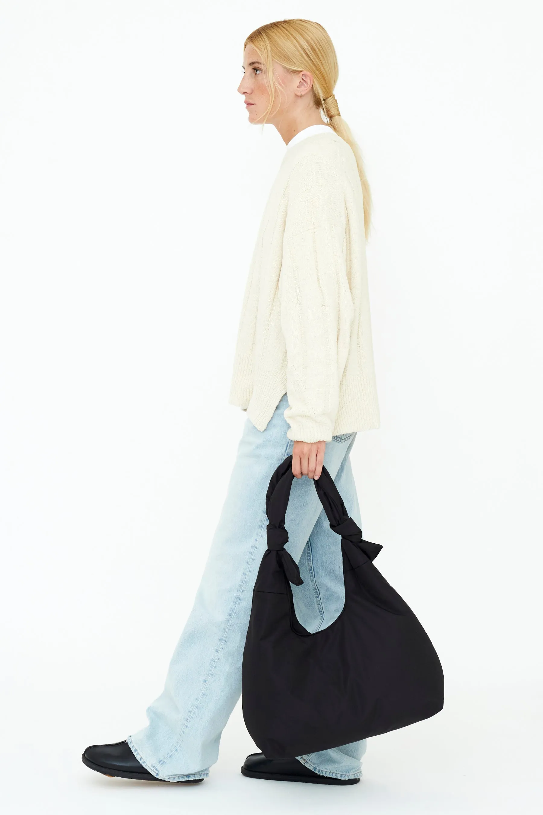 Biwa Puffy Bag Black
