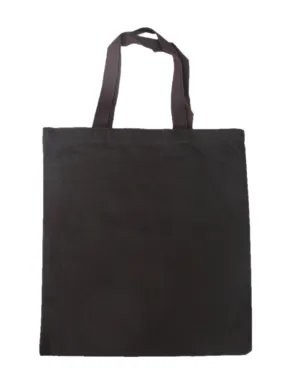 Black Color Heavy Duty Canvas Tote Bags, Everyday Totes