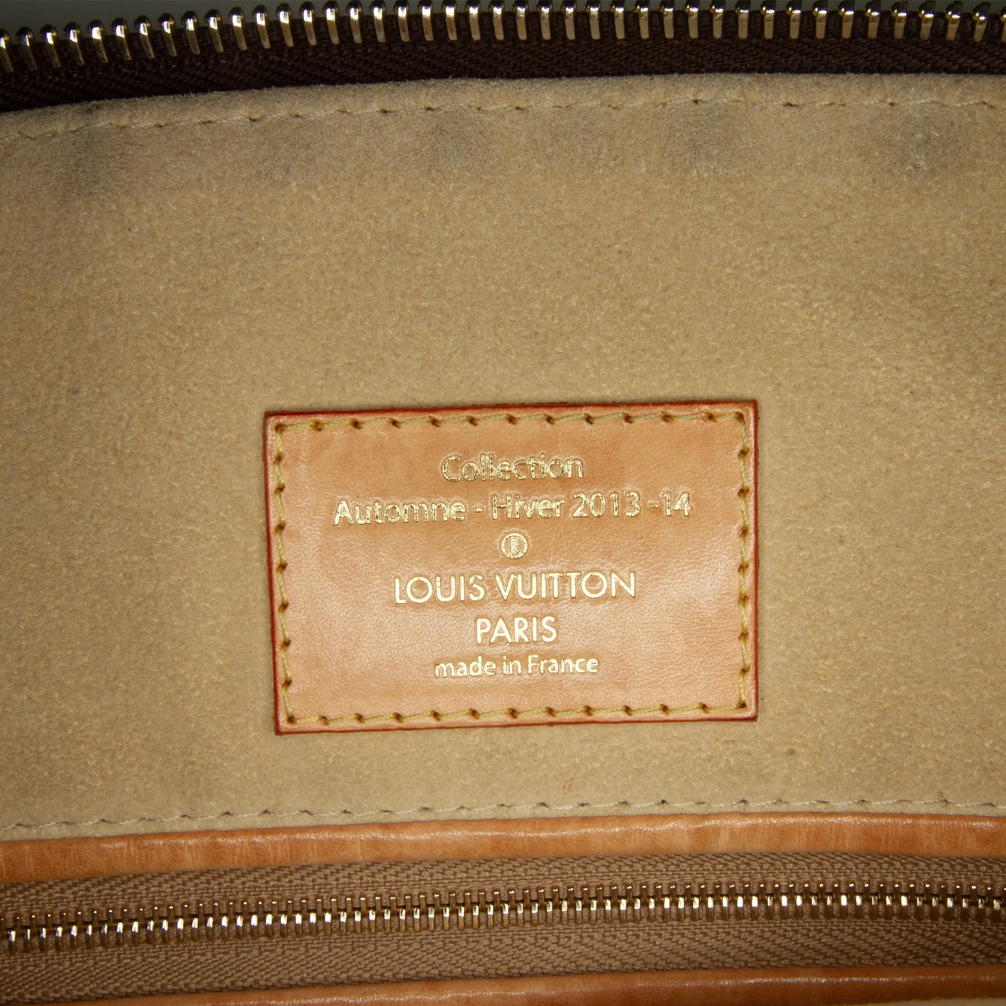 Brown Louis Vuitton Monogram Lockit Chain MM Tote Bag