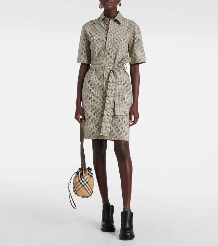 Burberry Burberry Check jacquard bucket bag