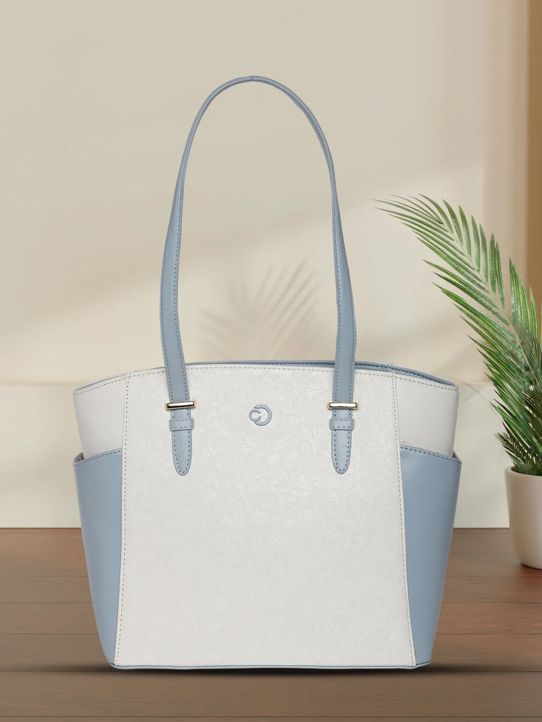 Caprese Aurora Color Changing Tote Medium Blue