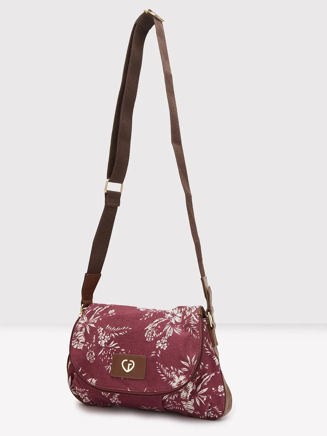 Caprese Kendall Sling Small Maroon