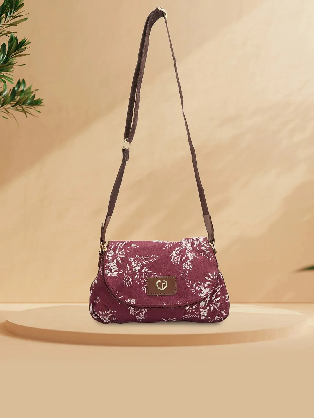 Caprese Kendall Sling Small Maroon