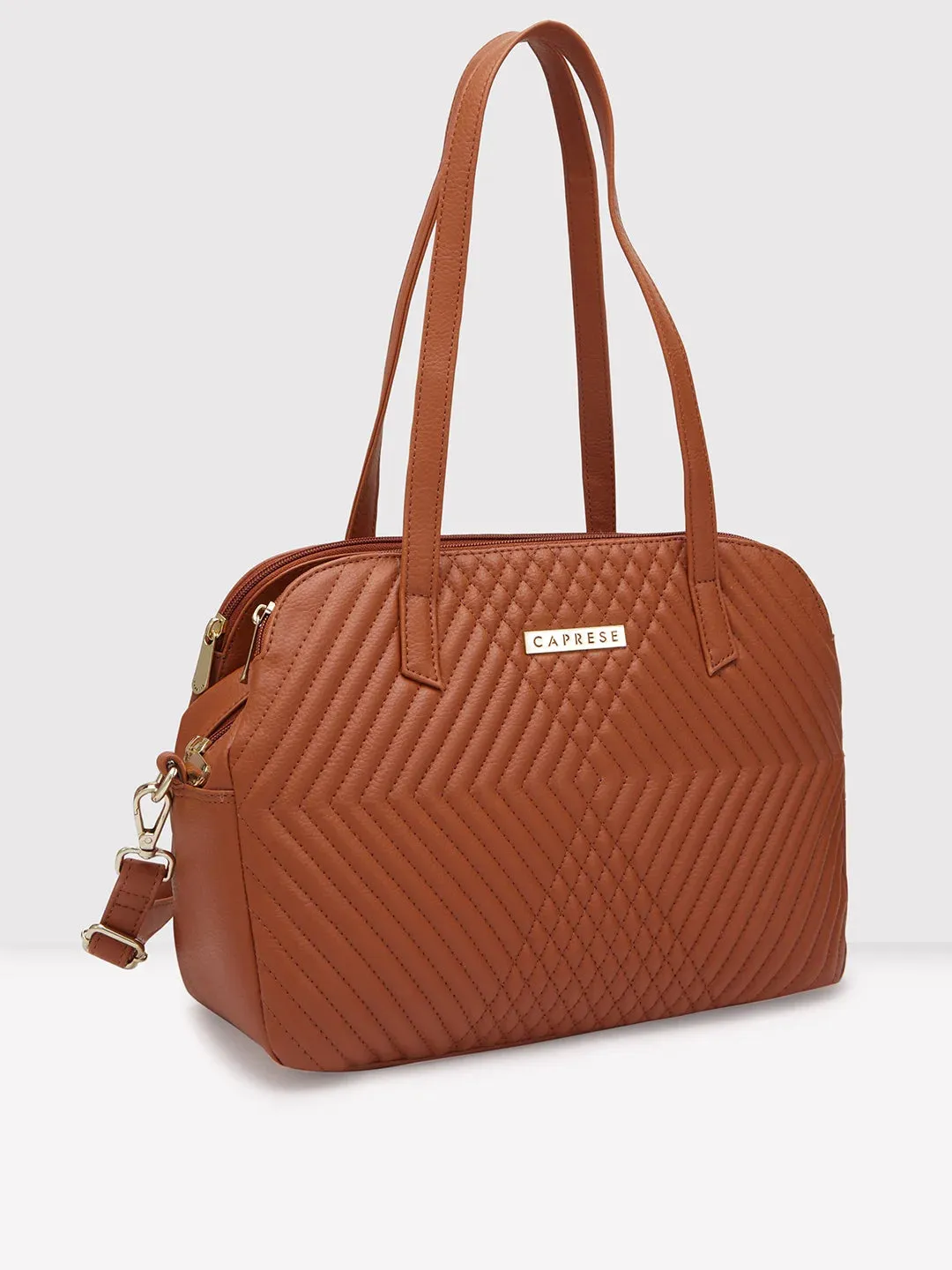 Caprese Leo Satchel Medium (E) Tan