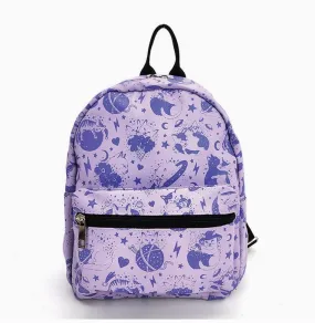 Celestial Cat Collage Mini Backback