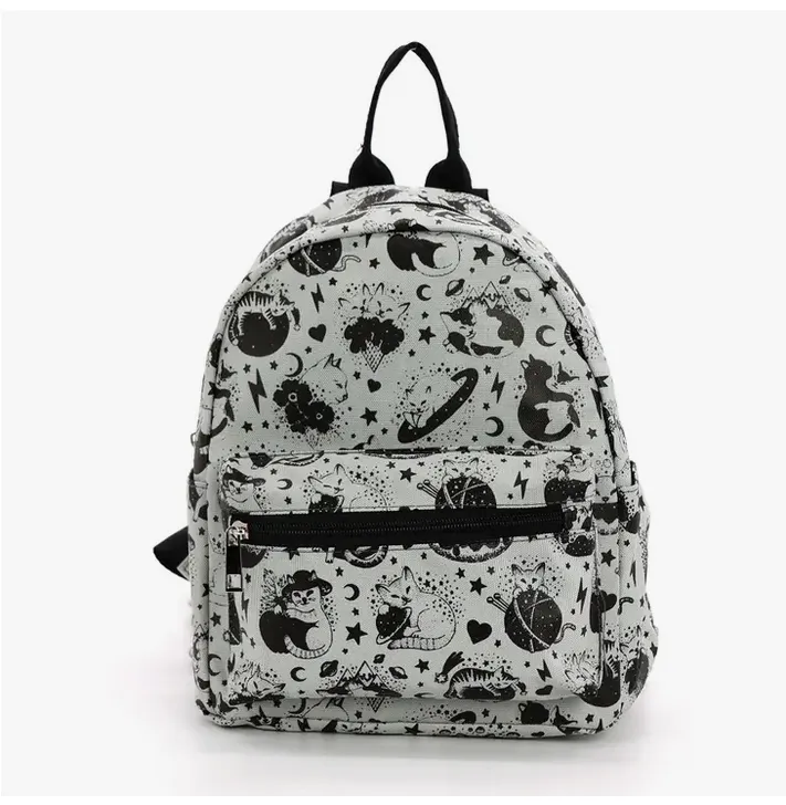 Celestial Cat Collage Mini Backback