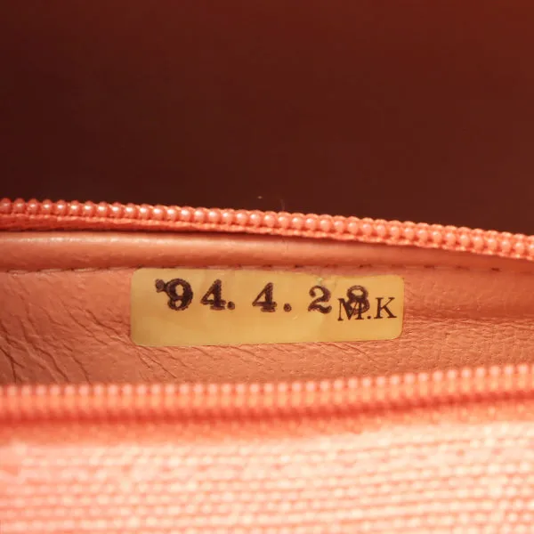 Chanel 1992 Cotton Diana Flap Chain Bag Light Coral