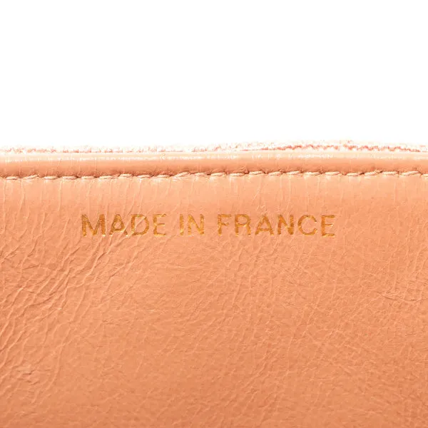 Chanel 1992 Cotton Diana Flap Chain Bag Light Coral