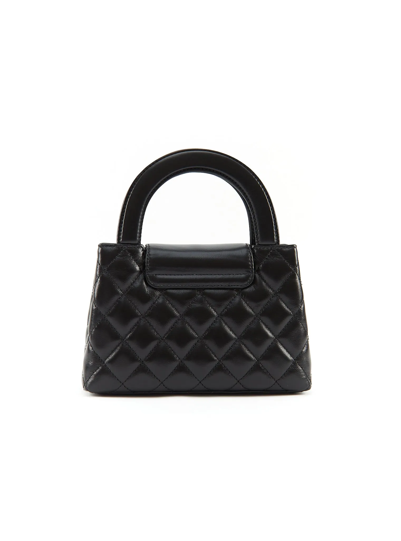 Chanel Kelly Shopping Bag Shiny Aged Calfskin & Gold Hardware (Mini)