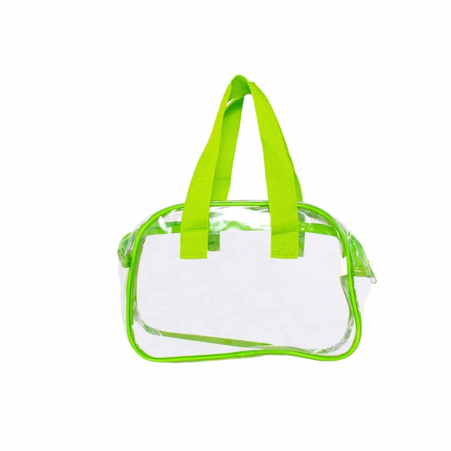 CLEARANCE WHOLESALE CLEAR SATCHEL (CASE OF 24 - $2.50 / PIECE) Wholesale Transparent Bag in Assorted Colors SKU: SATCHEL-24