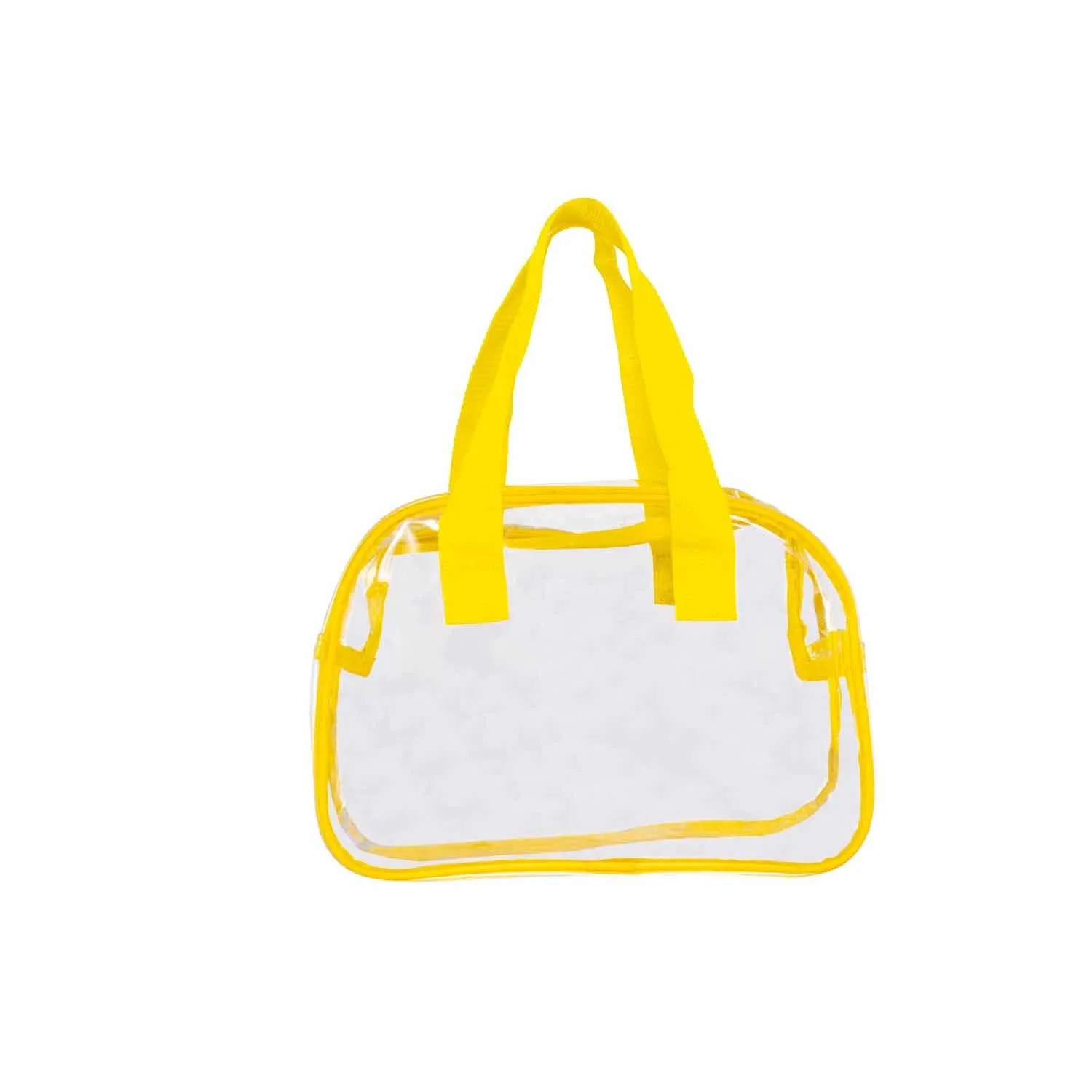 CLEARANCE WHOLESALE CLEAR SATCHEL (CASE OF 24 - $2.50 / PIECE) Wholesale Transparent Bag in Assorted Colors SKU: SATCHEL-24