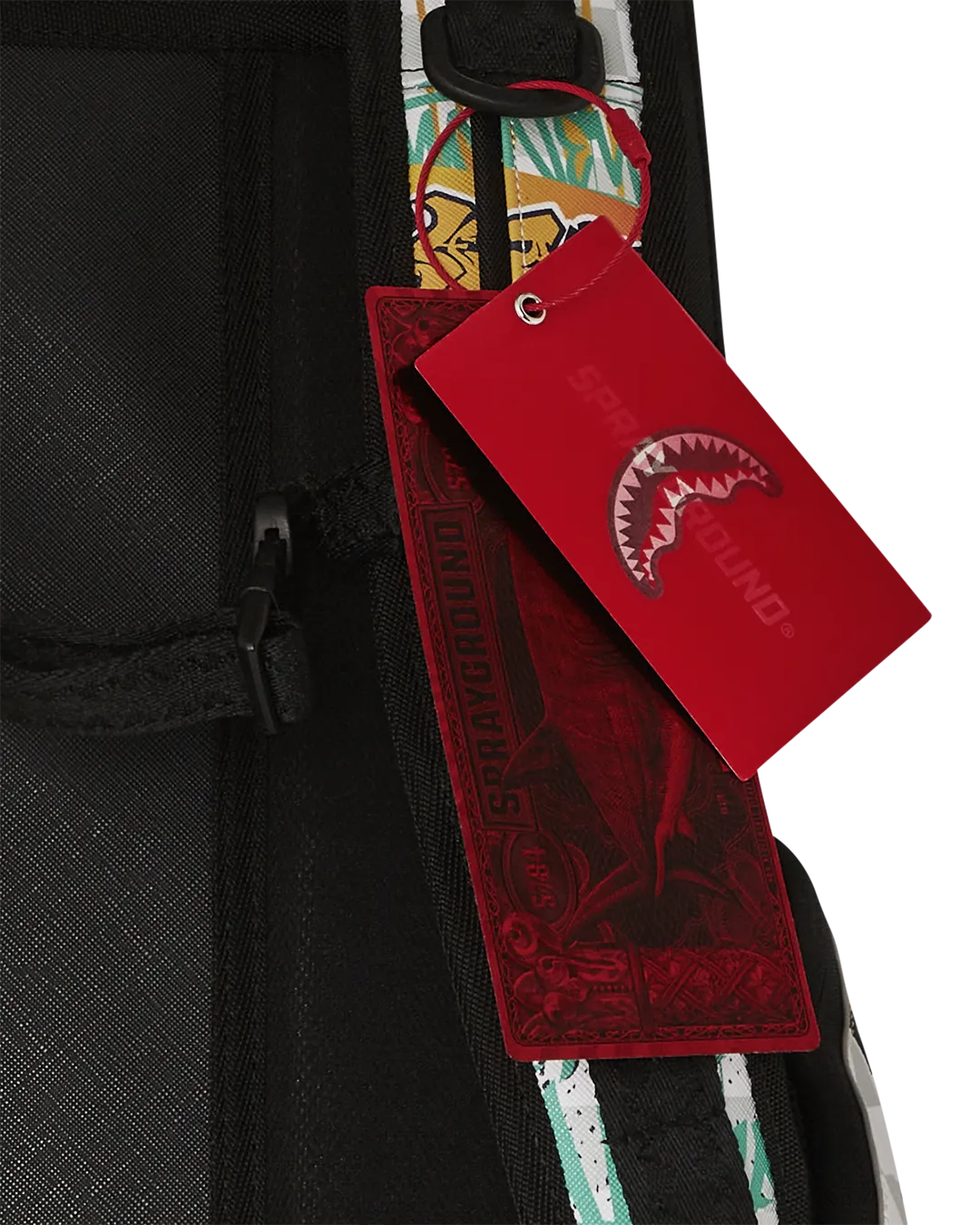 CREATE ANOTHER DAY SKATEBOARD-STRAP BACKPACK