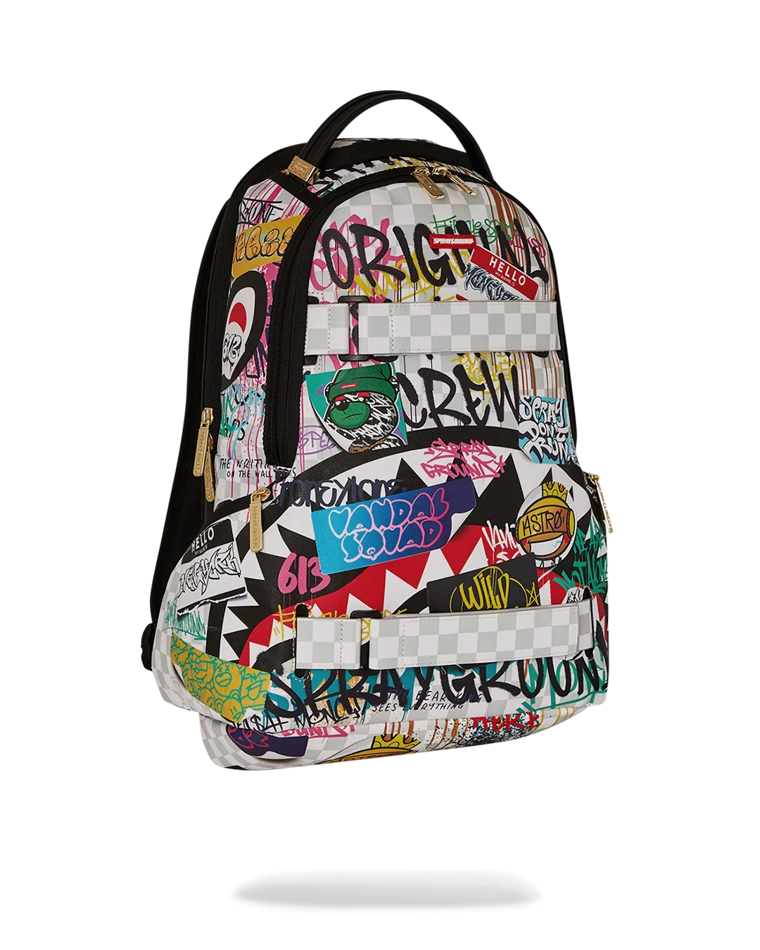 CREATE ANOTHER DAY SKATEBOARD-STRAP BACKPACK