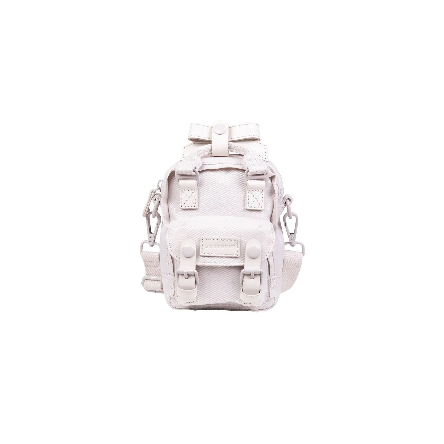 Certainly! To optimize the e-commerce product title for better engagement and visibility, its helpful to include descriptive modifiers that highlight key features and appeal to potential customers. Heres an optimized title for the product:

Charming Mini Doughnut Macaroon with Delicate Ribbon Accents - Tiny Sweet Collection

This title emphasizes the charm, miniature size, and unique ribbon accents of the product.