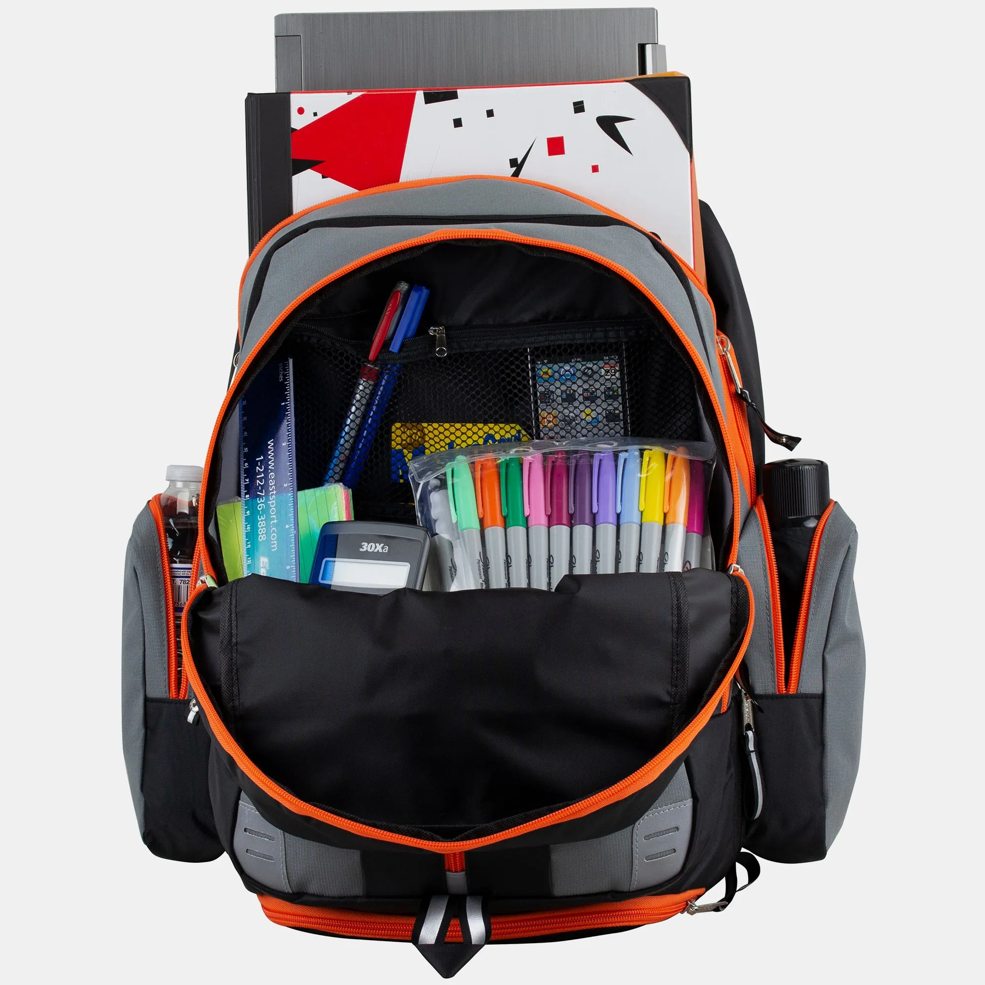 Eastsport Oversized Expandable Backpack with Removable Easy Wash Bag