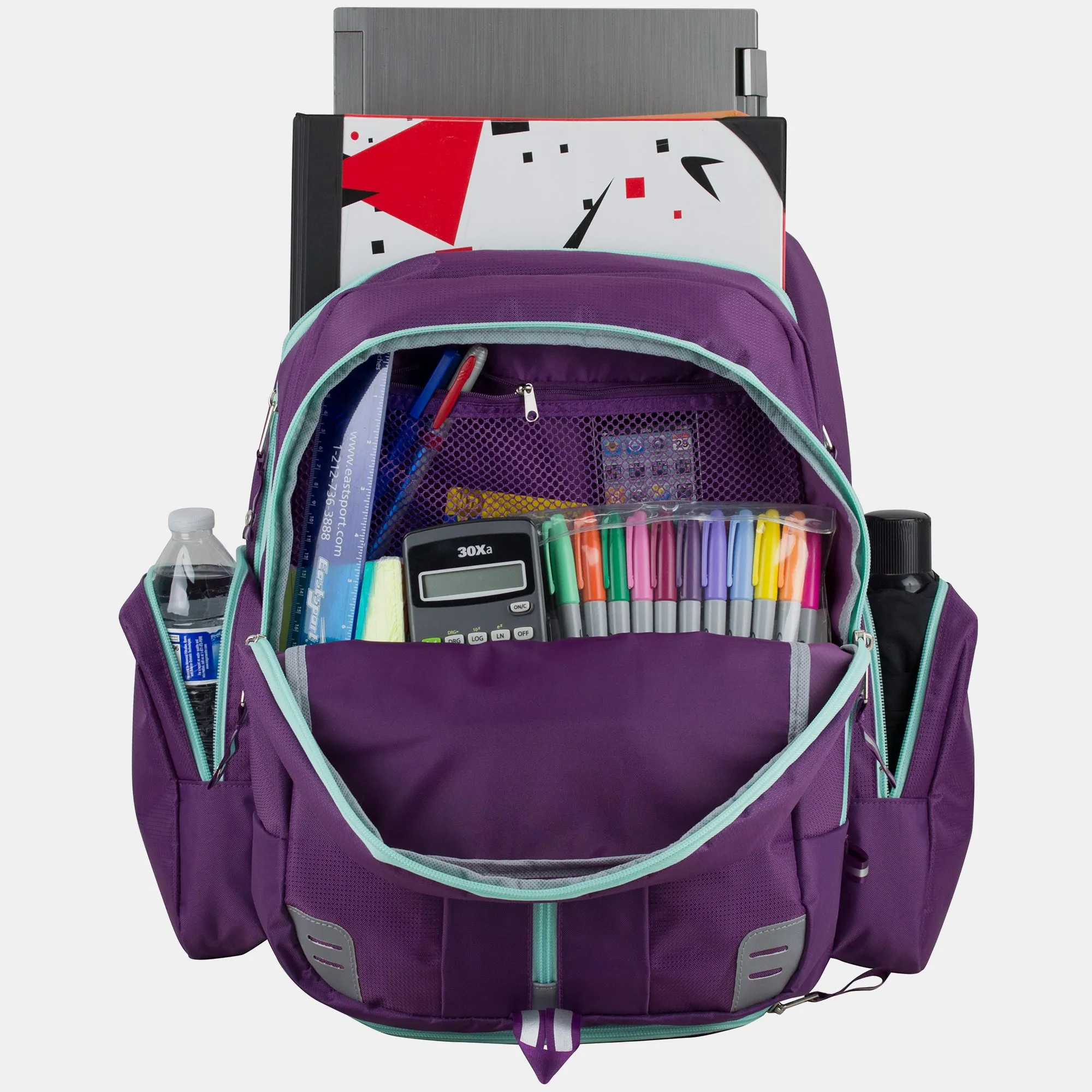 Eastsport Oversized Expandable Backpack with Removable Easy Wash Bag