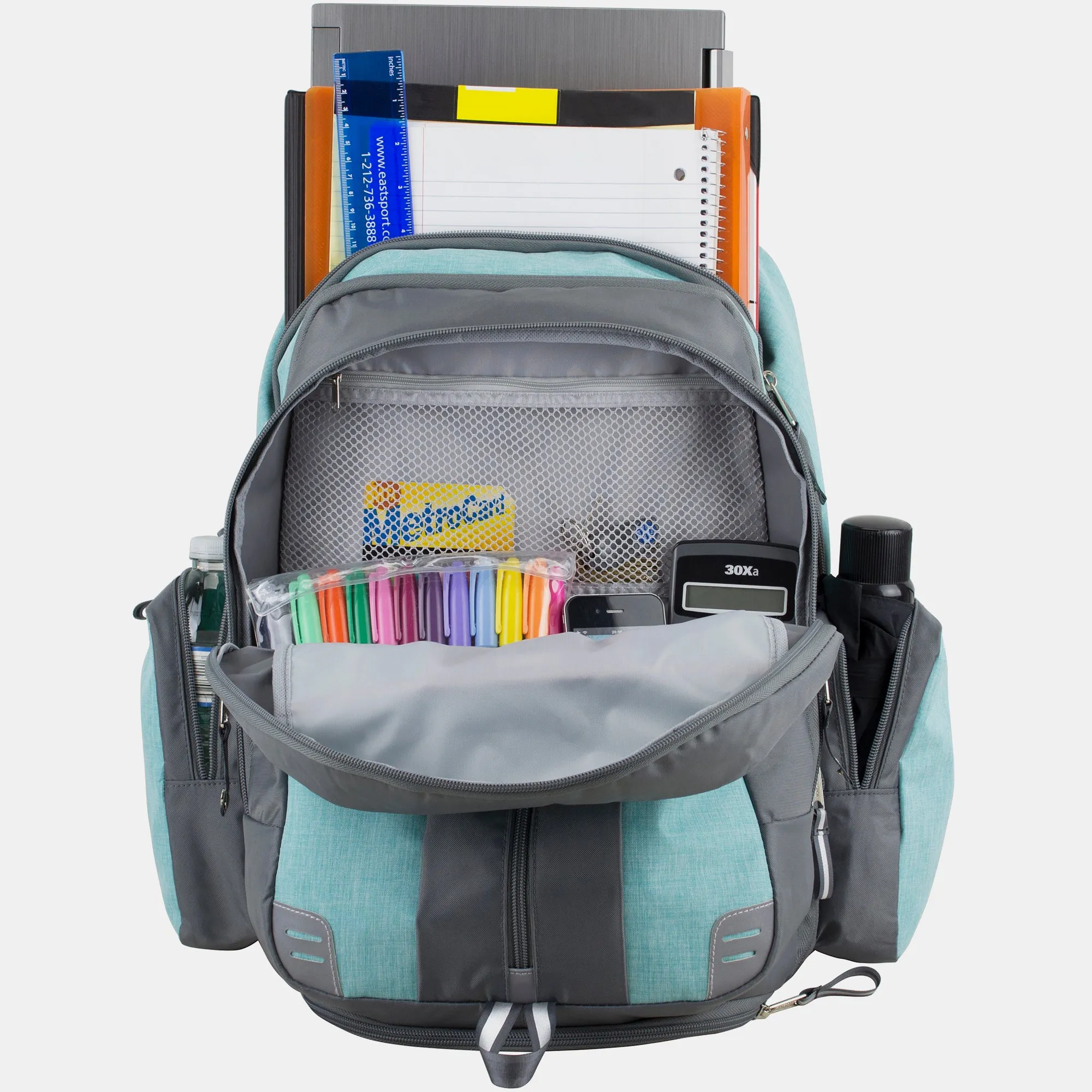 Eastsport Oversized Expandable Backpack with Removable Easy Wash Bag