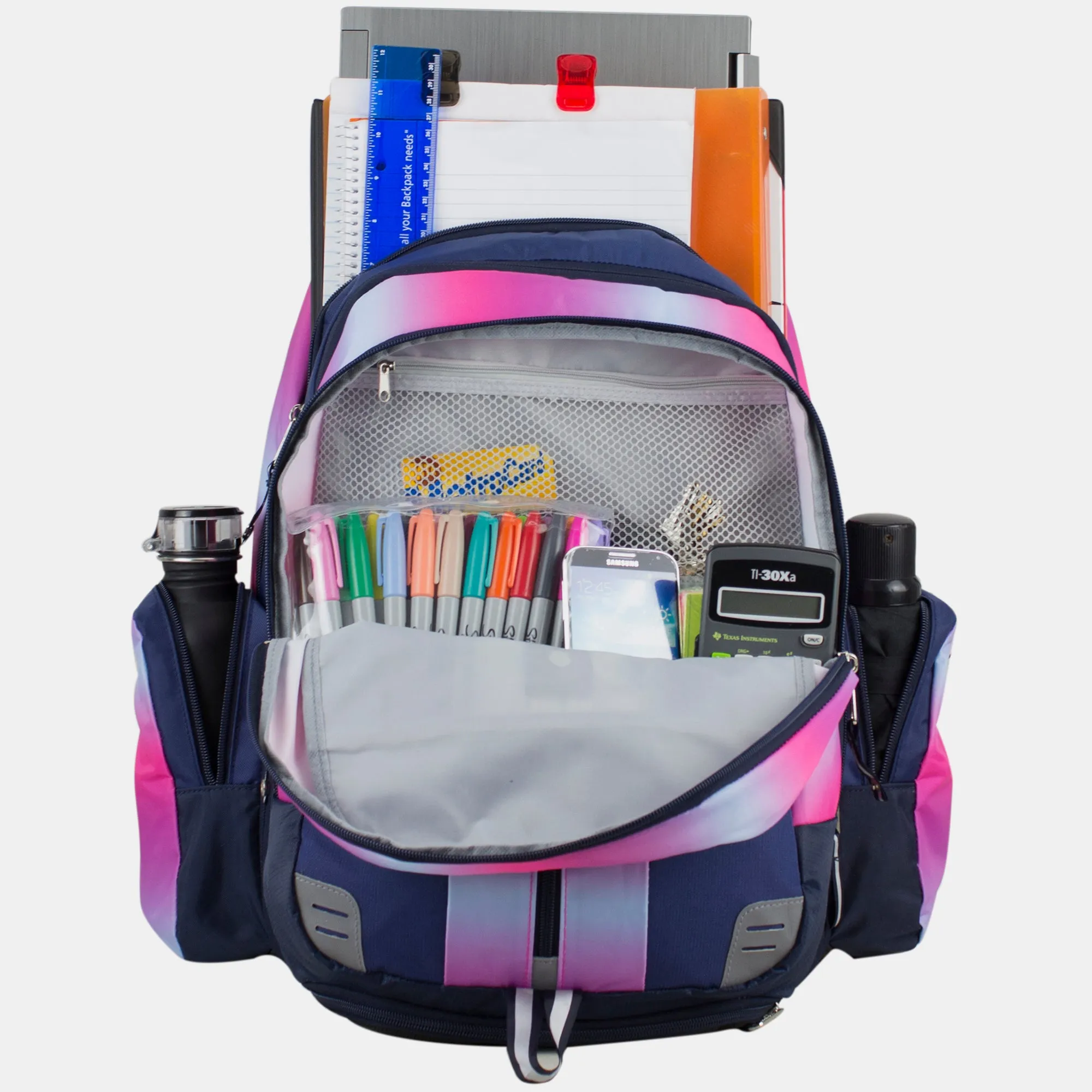 Eastsport Oversized Expandable Backpack with Removable Easy Wash Bag