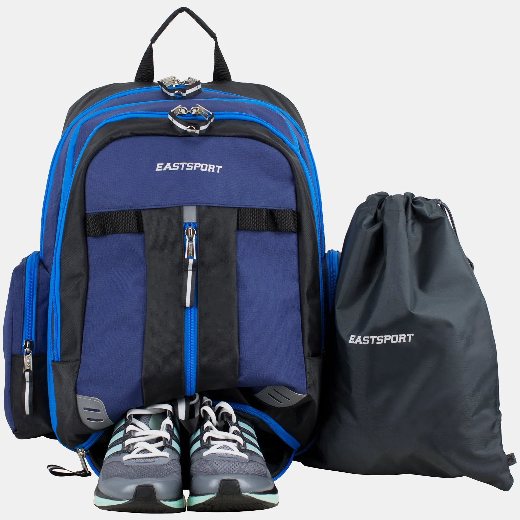 Eastsport Oversized Expandable Backpack with Removable Easy Wash Bag