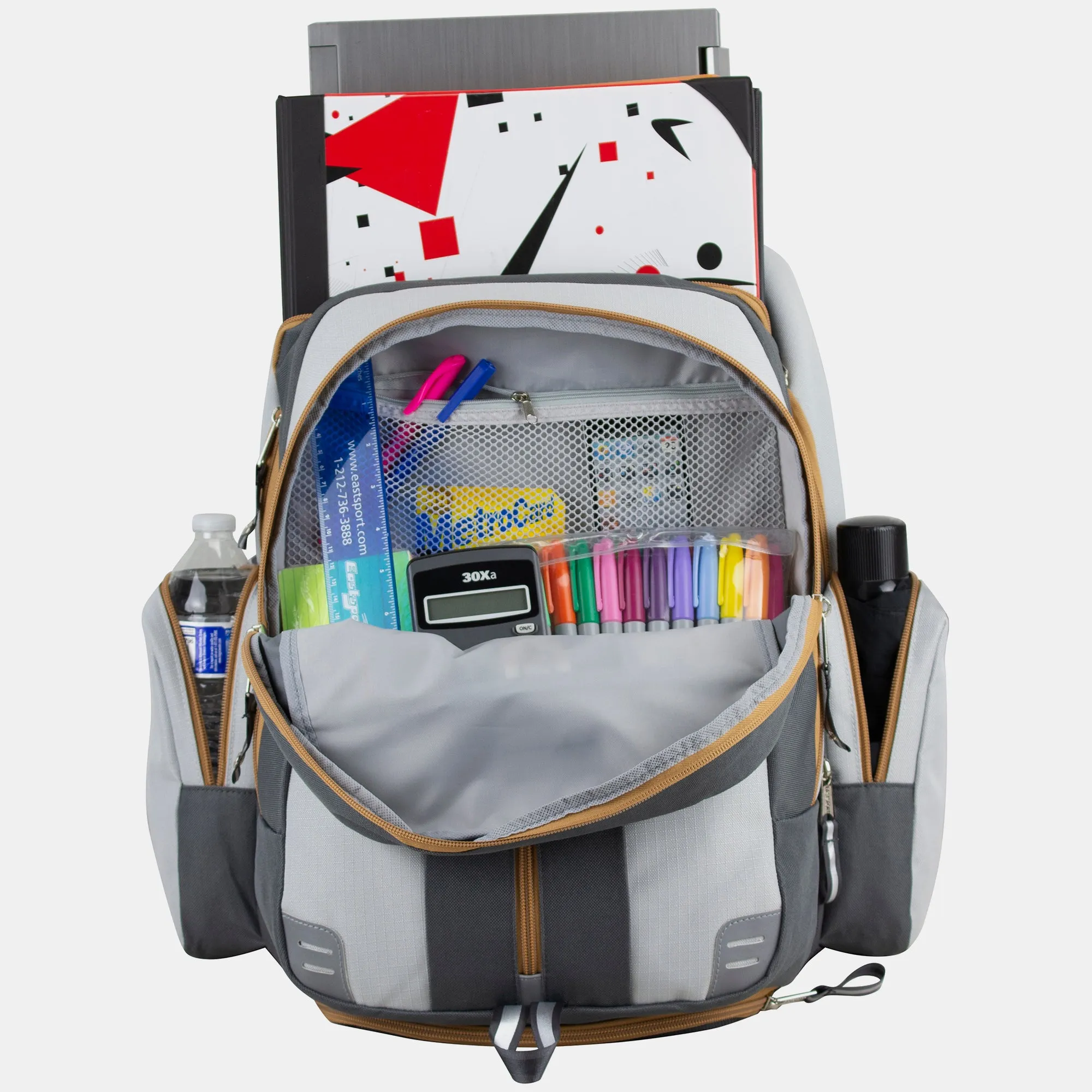 Eastsport Oversized Expandable Backpack with Removable Easy Wash Bag