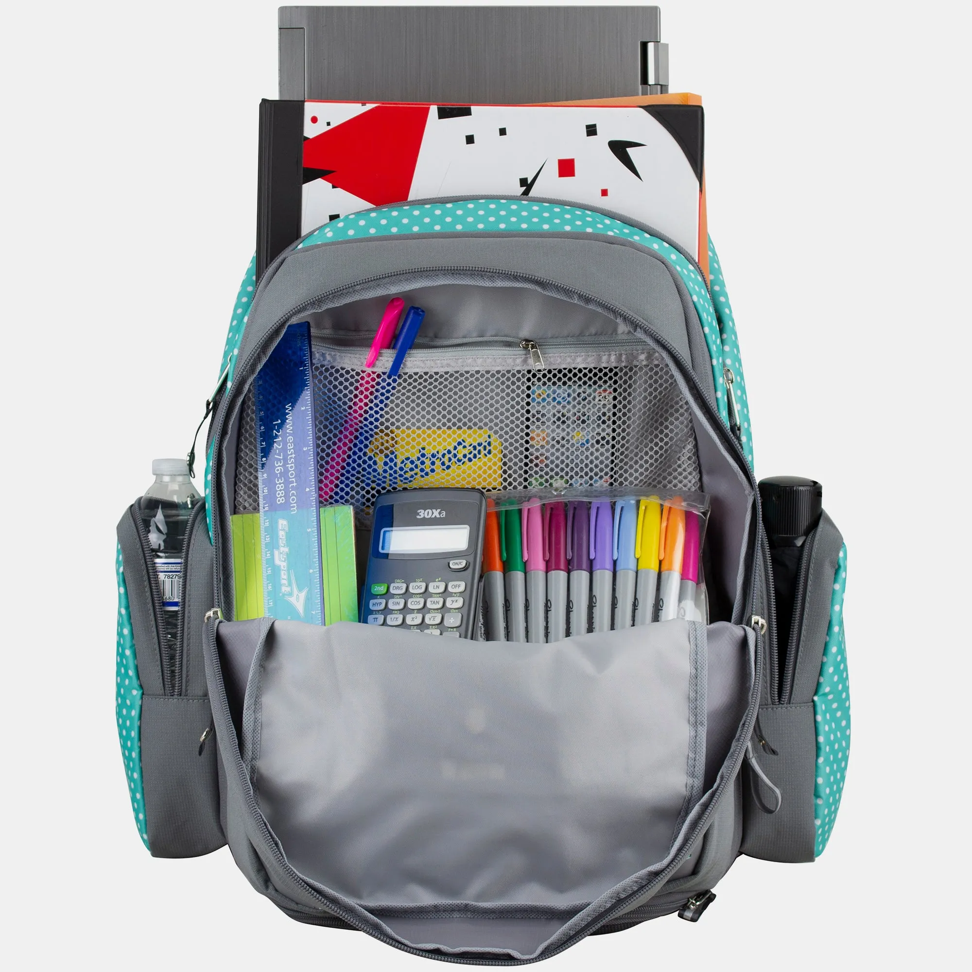 Eastsport Oversized Expandable Backpack with Removable Easy Wash Bag