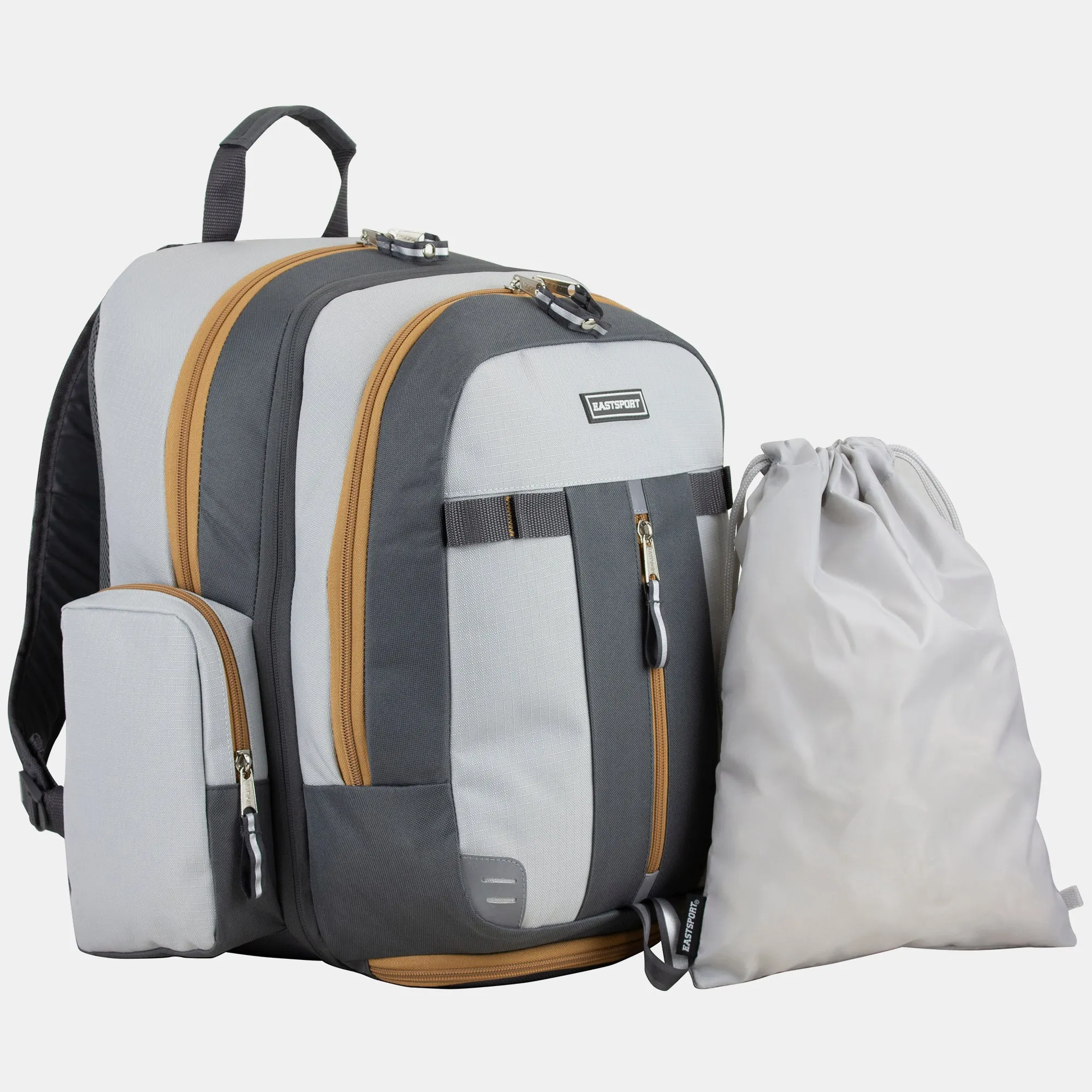 Eastsport Oversized Expandable Backpack with Removable Easy Wash Bag