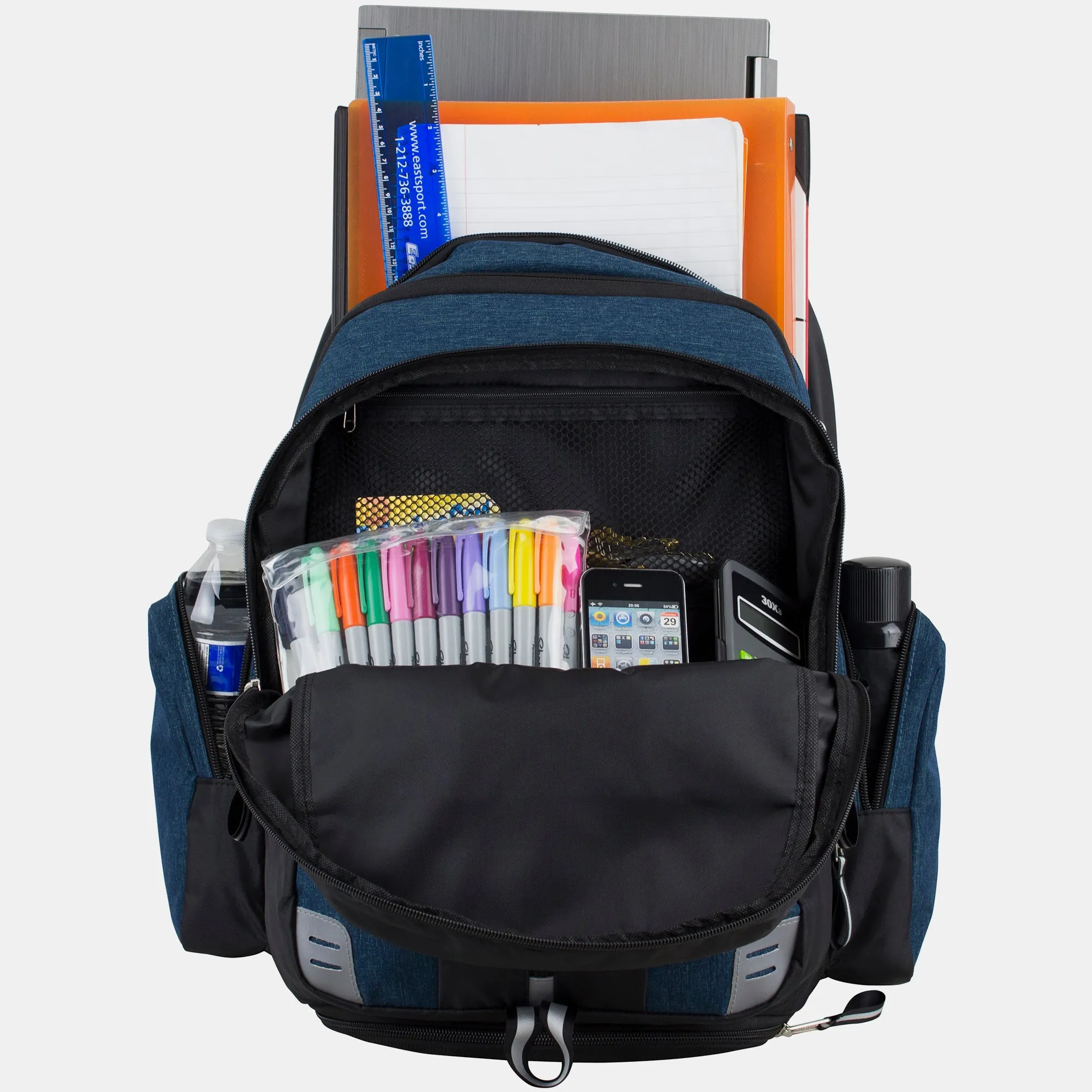 Eastsport Oversized Expandable Backpack with Removable Easy Wash Bag