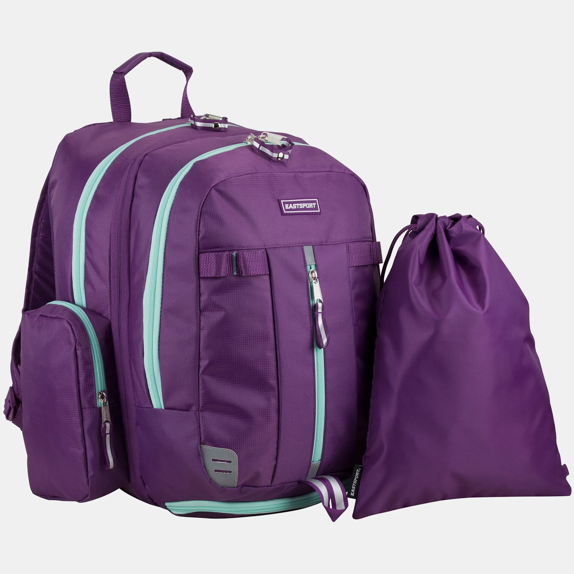 Eastsport Oversized Expandable Backpack with Removable Easy Wash Bag