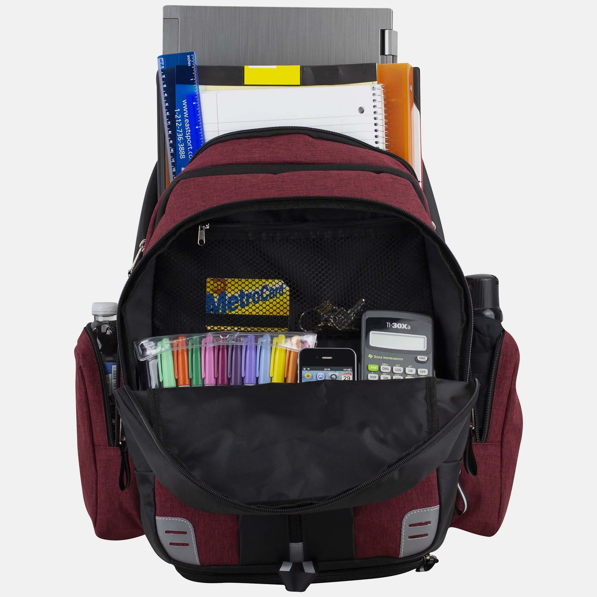 Eastsport Oversized Expandable Backpack with Removable Easy Wash Bag