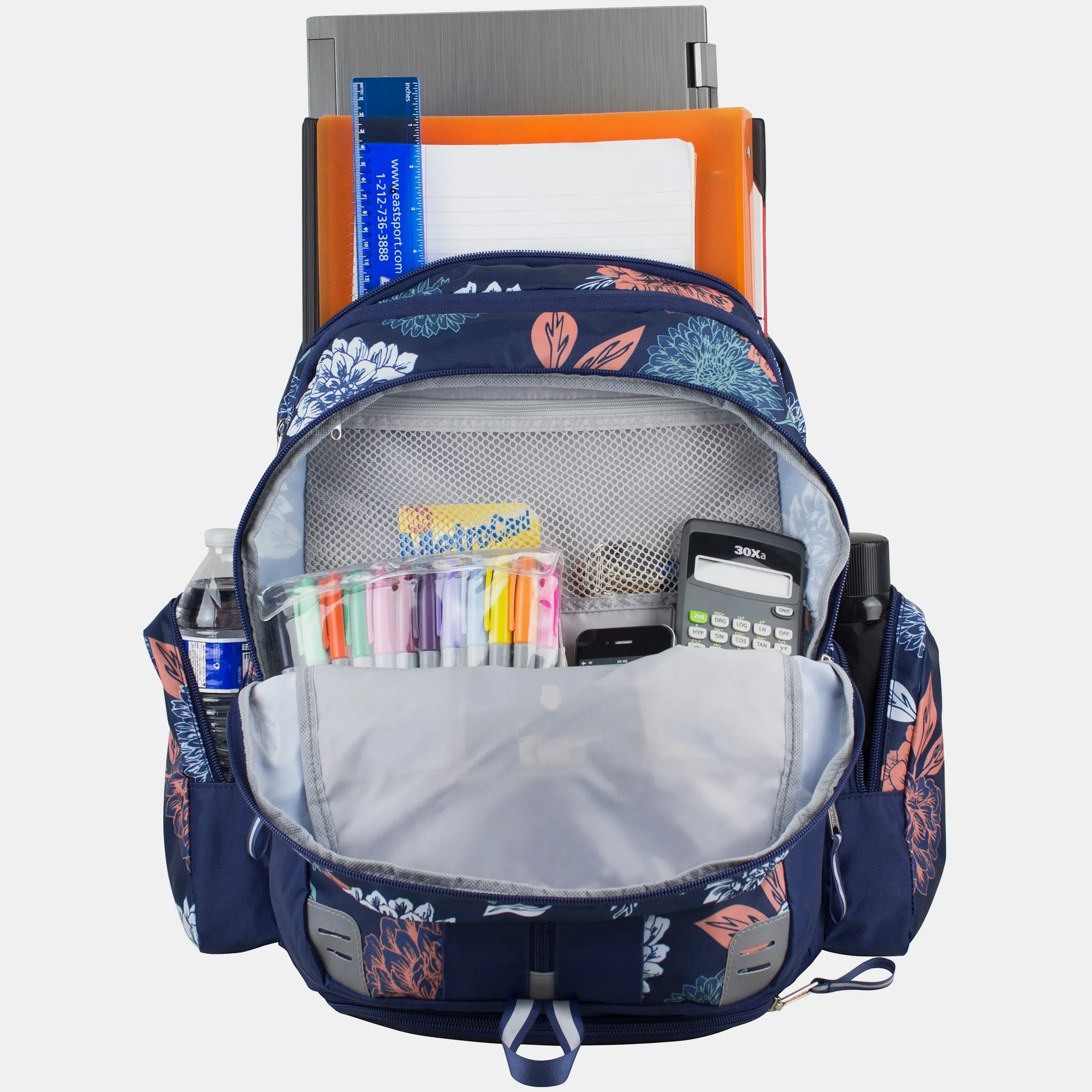 Eastsport Oversized Expandable Backpack with Removable Easy Wash Bag