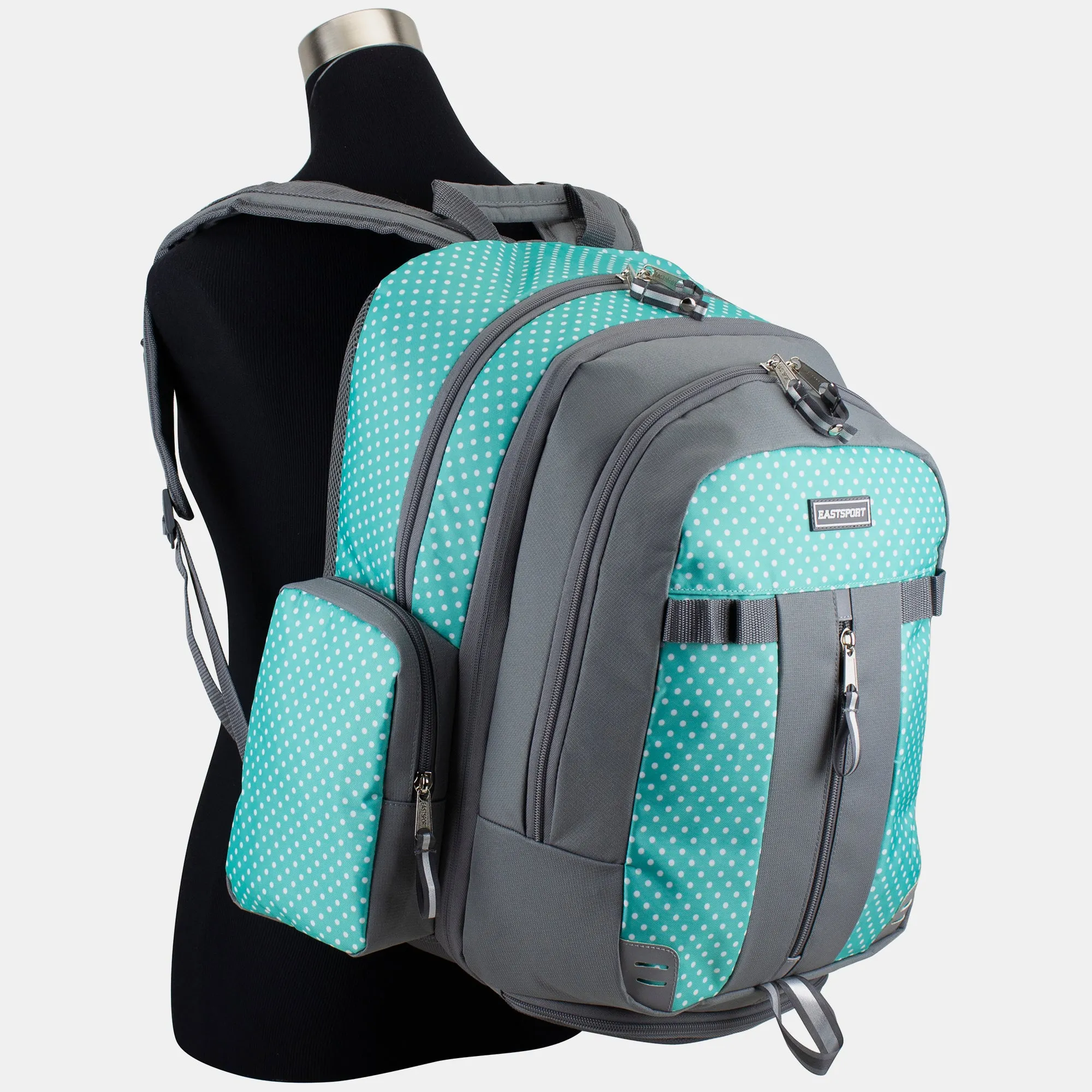 Eastsport Oversized Expandable Backpack with Removable Easy Wash Bag
