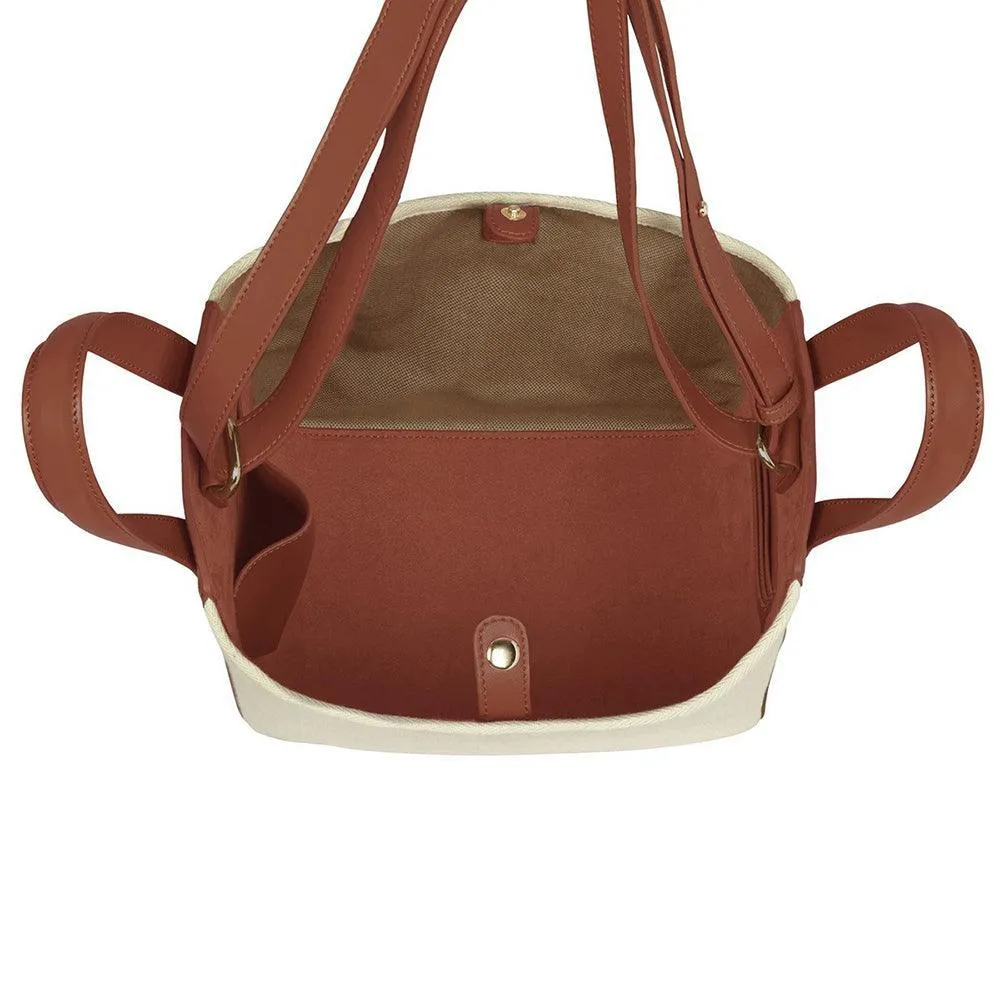 Eight Canvas Tan Tote