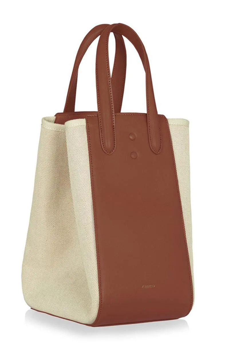 Eight Canvas Tan Tote
