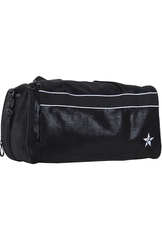 Faux Suede in Black Rebel Duffle Bag